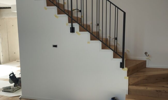 Travaux de rénovation d’un escalier